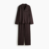 Luxury Brown Sleep Set Linen