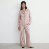 Luxury Dusty Pink Sleep Set Linen