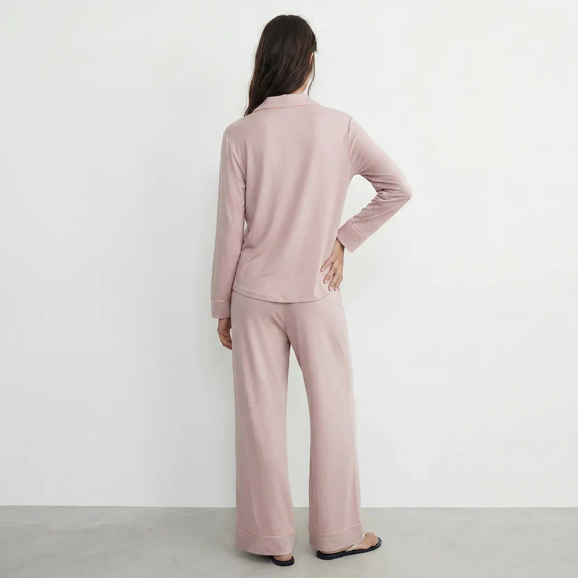 Luxury Dusty Pink Sleep Set Linen