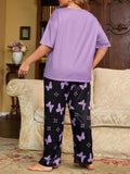 Butterfly Purple PJ Suit